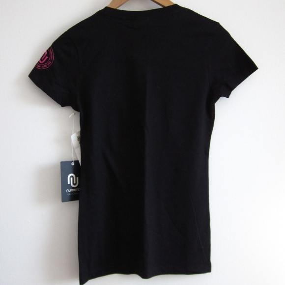 Numero - Black T-shirt With Shiny Logo - Picture 8 of 8